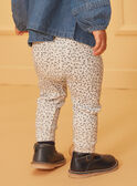 Leggings branco-cru às flores LACELINE / 24H1BFJ1LG001