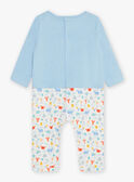 Babygro com padrão de baleia e meias bebé menino CEIACOB / 22E5BG51GREC232