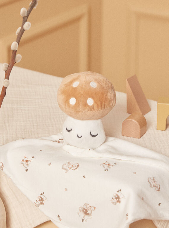 Peluche de recém-nascido cru com estampado de animais da floresta LONZO / 24H0AM22JOU001