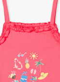 Camisolas de alças rosa estampada ZYDEBETTE / 21E2PFU2DEBD311