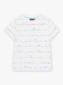 T-shirt branca menino COARAGE / 22E3PGN2TMC000