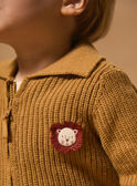 Cardigan de malha com fecho de correr e gola de polo MAARMAND / 25E1BG71GIL812