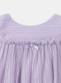Vestido de tule plissado violeta-de-Parma KAFARAH / 24E1BFL3ROB320