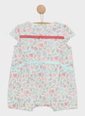 Babygro turquesa REJOZY / 19E5BFJ3GRE202