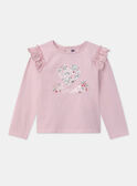 T-shirt cor-de-rosa amor LADITETTE / 24H2PFQ2TMLD329