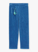 Pijama azul em veludo GRUMEAGE / 23H5PG13PYJ209