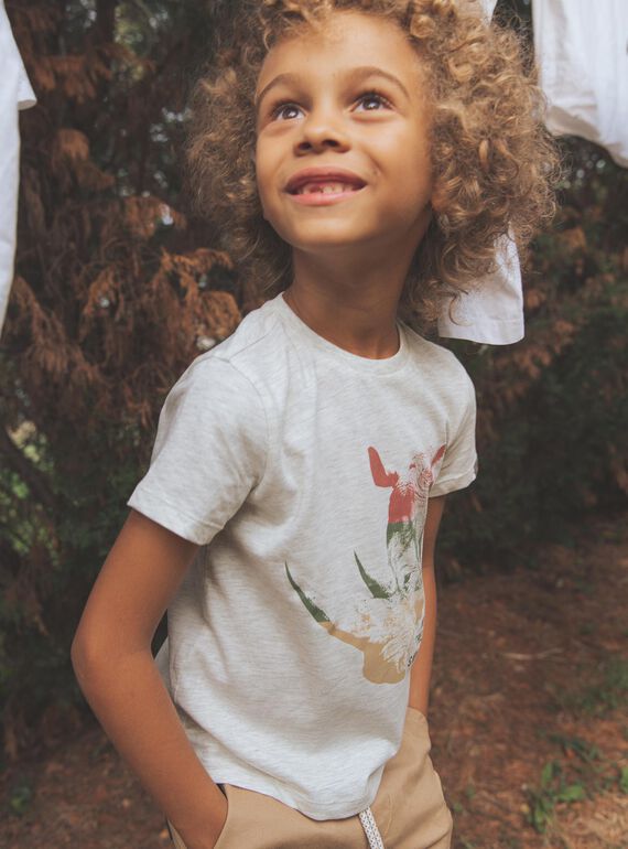 T-shirt com padrão rinoceronte FRIZOTAGE3 / 23E3PGD4TMCA011