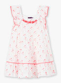 Vestido branco com estampado palmeiras ZYPANETTE / 21E2PFU2ROB000
