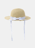 Chapéu de palha com estampado floral KAPETULA / 24E4BFN1CHA009