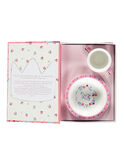 Kit refeição rosa e branco ROPASFILLE / 19EZLAX2KTR001
