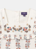 Blusa com folho motivo floral KIBLETTE / 24E2PFC1CHE114
