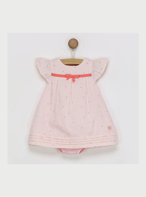 Vestido rosa RYGAELLE / 19E0CFI1ROB301