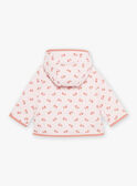 Sobretudo com capuz acolchoado com estampado de flores. FIMARIE / 23E1BF51VESD319