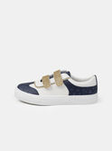 Navy LEATHER BASKET NILOPETTE / 25F10PF42BKC705