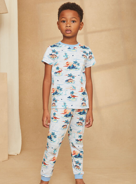 Pijama comprido com dinossauro KUILUAGE / 24E5PG62PYJC219