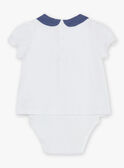 Body-T-shirt com bordados de flores FANELLY / 23E1BFN1BOD001