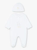 Babygro bebé unissexo branco ZOCHARLIE_B / 21E0NMY1GRE000