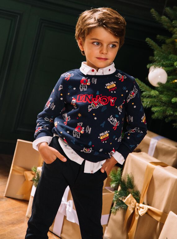 Sweat de mangas compridas com estampado de urso polar DUPOMAGE / 22H3PG61SWEC205