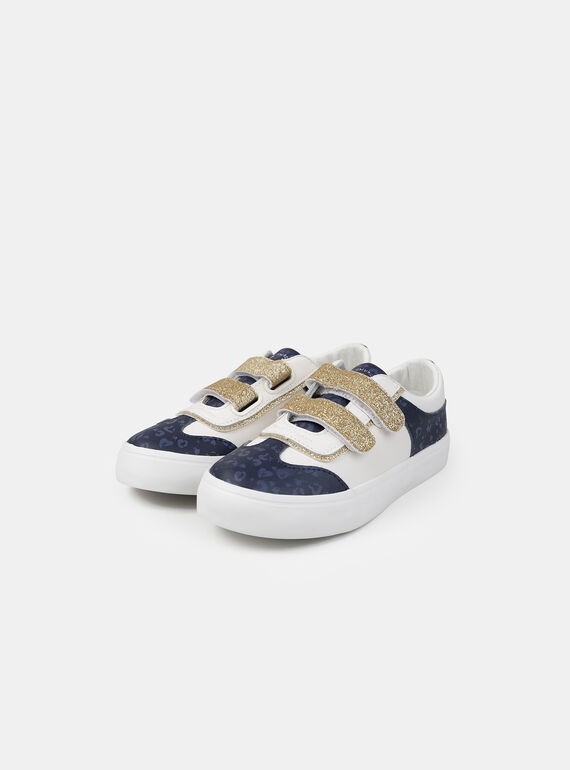 Navy LEATHER BASKET NILOPETTE / 25F10PF42BKC705
