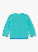 Camisola azul-turquesa ZAKEVIN / 21E1BGJ1PULG621