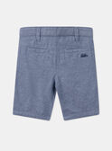 Bermudas azuis bordadas KREBERAGE / 24E3PGL2BER205