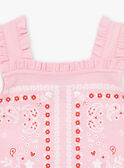 Conjunto de 2 peças rosa em algodão KUEPLETTE / 24E2PFH4ENS030