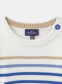 Camisola em malha às riscas MACHARLES / 25E1BG81PUL001