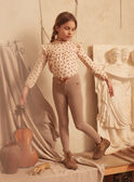 Leggings matizadas com laço LITRICETTE / 24H2PFK2LGA011