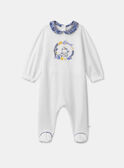 Babygrow de veludo devoré MECHARLOTTE / 25E5BFD2GRE001