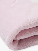 Manta rosa pálido recém-nascido menina BOA / 21H0AF41D4P301