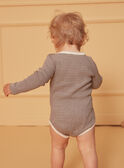 Body às riscas com nervuras LAFREDO / 24H1BGK1BOD815