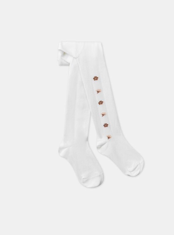 Collants branco-cru LAELEONORE / 24H4BFK1COL001