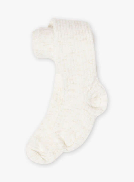 Collants lisos cru bebé menina BAENORA / 21H4BF51COL001