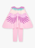 Conjunto pijama rosa com padrão unicórnio KUIZETTE 1 / 24E5PF71PYTD301