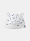Gorro em jersey cru com estampado floral MACOCO / 25E4BG81BON001