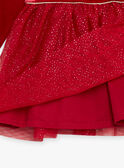 Vestido vermelho em veludo  GATATIANA / 23H1BFN2ROBF529