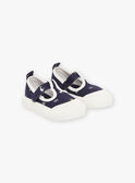 Sapatilhas abertas azul-marinho com estampado fantasia FIBASKET / 23N10BG31D16070