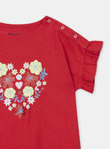 T-shirt com coração e bolsa KLARINETTE / 24E2PFN3TMCF503