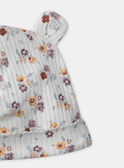 Gorro cru com estampado floral MABENEDICTE / 25E4BF71BON001