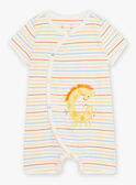 Babygro cru às riscas bebé menino CEILAN / 22E5BG53GRE001