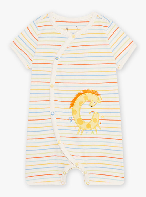Babygro cru às riscas bebé menino CEILAN / 22E5BG53GRE001