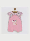Babygro rosa REJARDIN / 19E5BFJ4GRE301