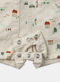 Off white SHORT DUNGAREES NABASTIEN / 25H1BGJ1SAC002