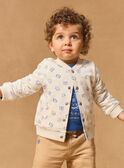 Casaco de malha estilo teddy reversível MACRISTO / 25E1BG81GIL001