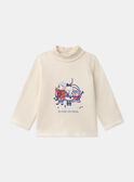 T-shirt de manga comprida com gola subida LASEDOU / 24H1BGR2TMLA001