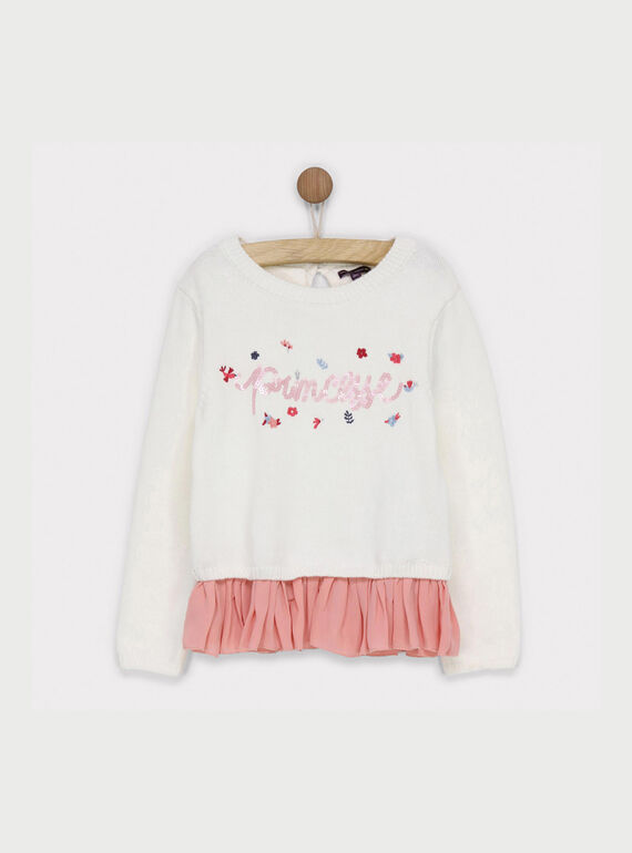 Camisola branca RABALETTE / 19E2PF41PUL001