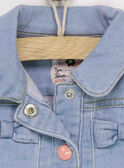 Cardigan azul ganga RAILIA / 19E1BFD3CAR704