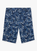 Bermudas azul com estampado folhagem menino CIPOPAGE / 22E3PGK2BERC211
