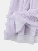 Vestido violeta-de-Parme de tule KREVETTE / 24E2PFL2ROB320