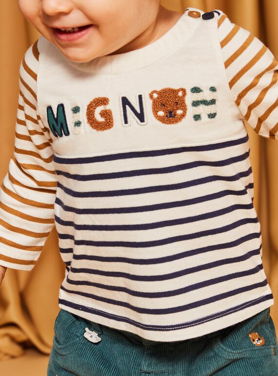 T-shirt estilo marinheiro de mangas compridas DANIGEL / 22H1BGU2TML070